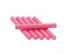 Foam Cylinders, Pink, 5 mm